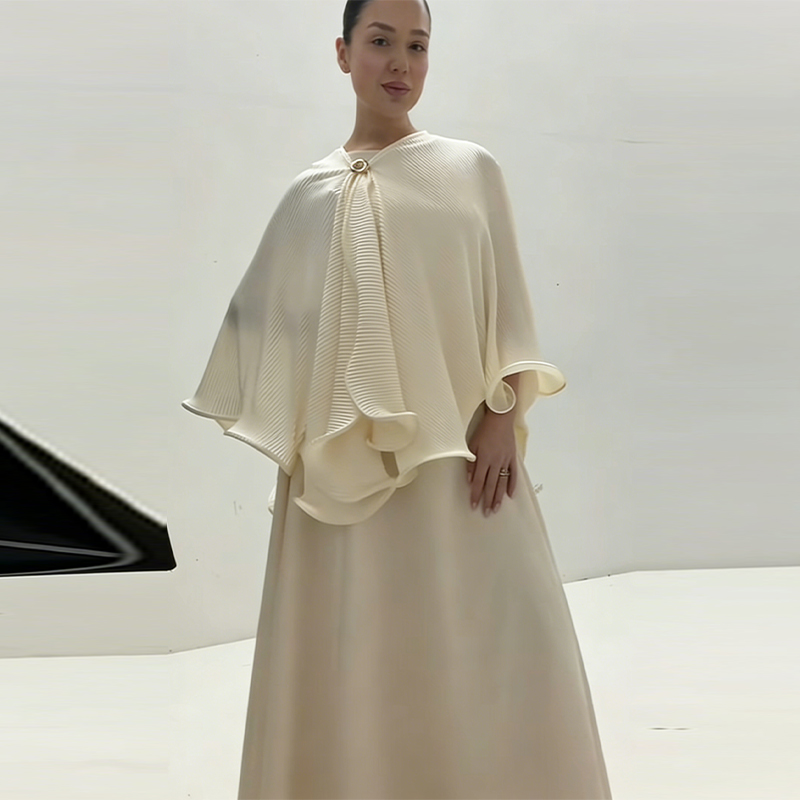 Formal Women'S Wear - Romantic Graceful Shawl Dress Set Elegant