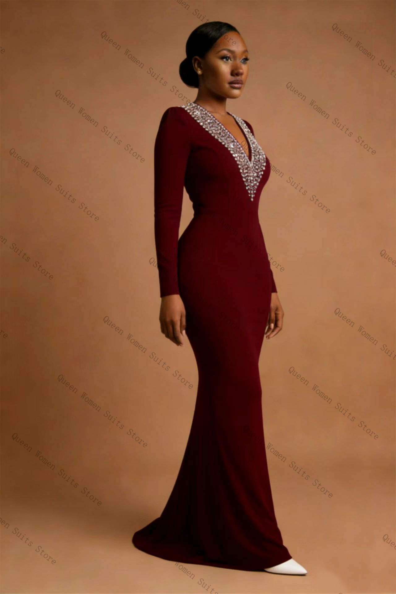 Burgundy Women Suit Skirt 1 Pc - đánh giá và giá Women'S Formal Jackets To Wear With Dresses