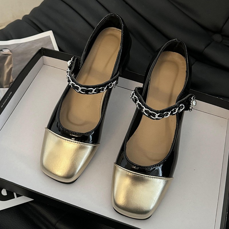 2026 Pearl Clasp Thick-Topped  - đánh giá và giá Women Formal Wear Black