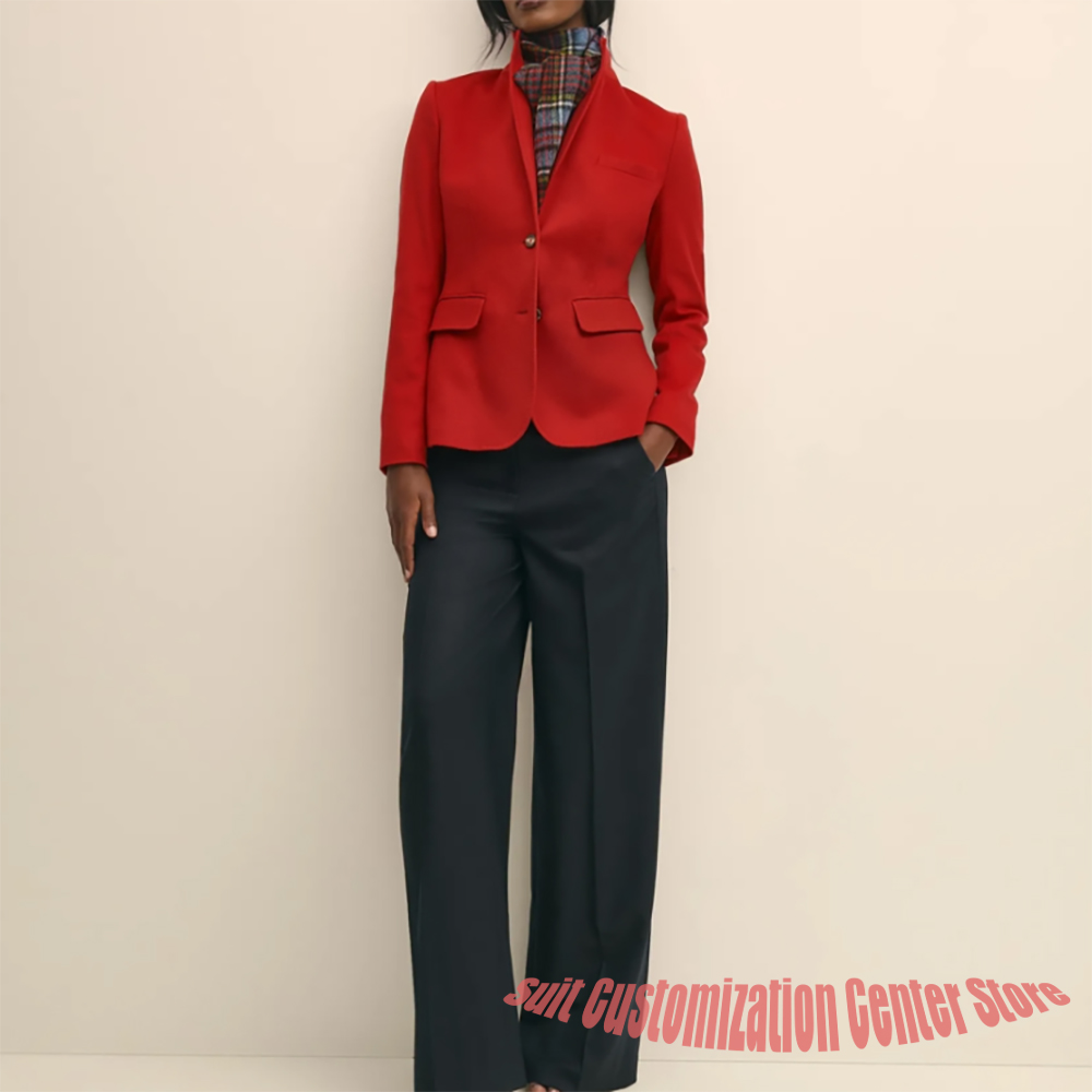 Women's Navy Woolen Clothes Si - đánh giá và giá Women Formal Wear Winter