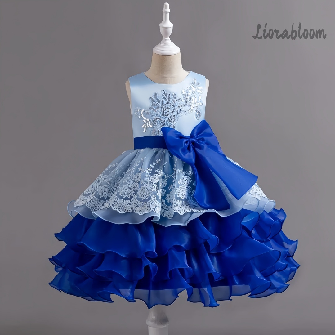 Girls' Dress With Large Bow Sl - đánh giá và giá Formal Women'S Wear