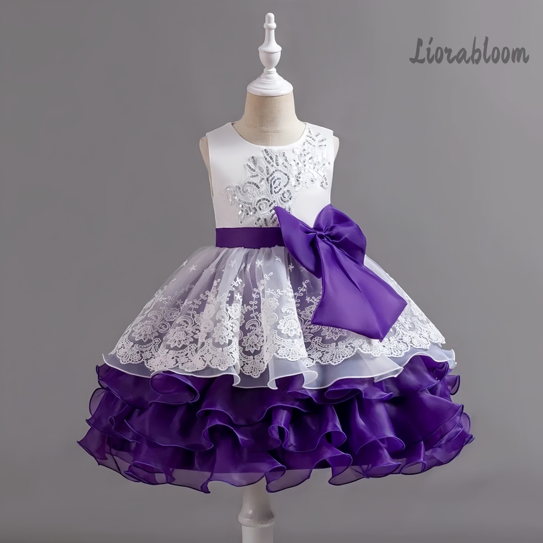 Girls' Dress With Large Bow Sl - đánh giá và giá Formal Women'S Wear
