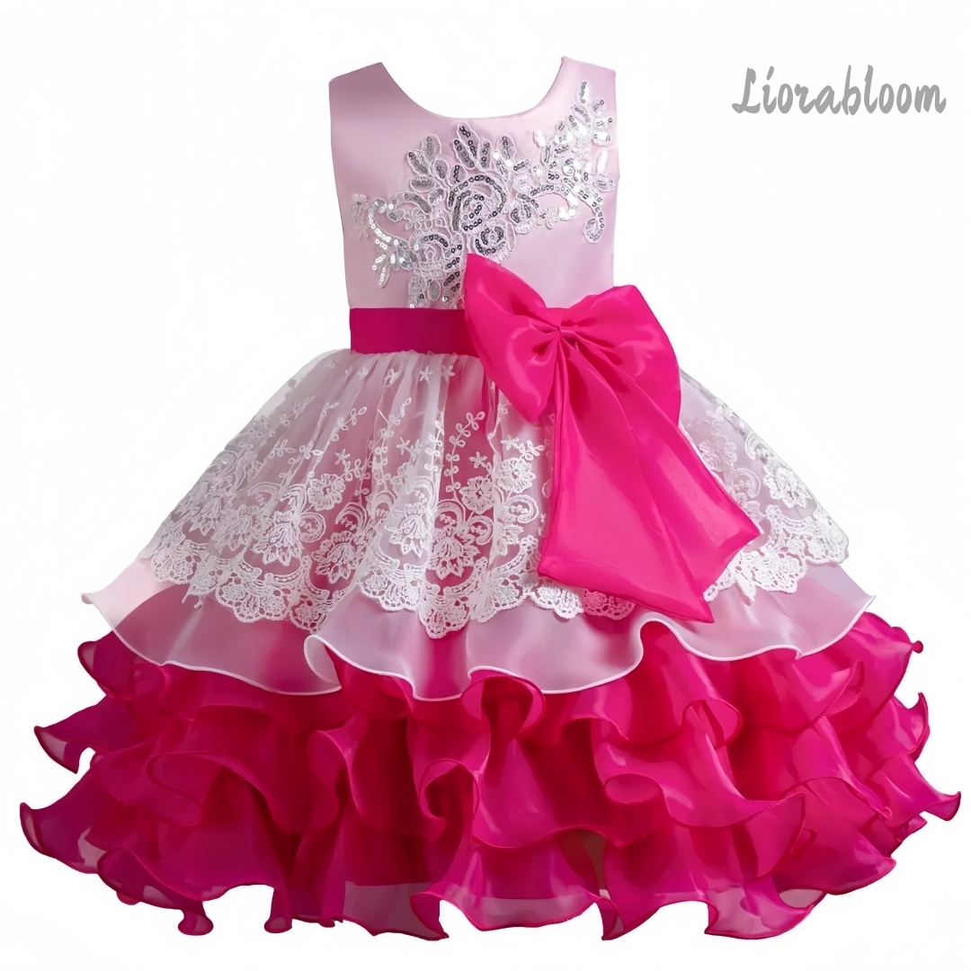 Girls' Dress With Large Bow Sl - đánh giá và giá Formal Women'S Wear