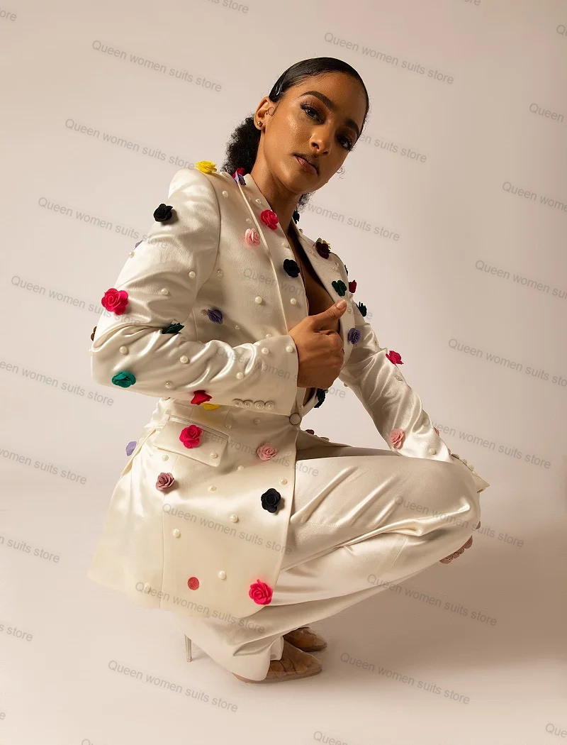 Off White Satin Women Suit Set - đánh giá và giá Women'S Formal Jackets To Wear With Dresses
