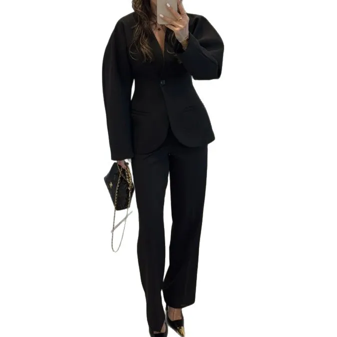 2025 New Women Black V Neck Wa - đánh giá và giá Women Formal Wear Black