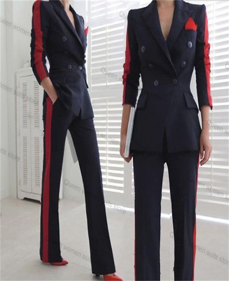 Red Black Autumn Women Suit Se - đánh giá và giá Women Formal Wear Black