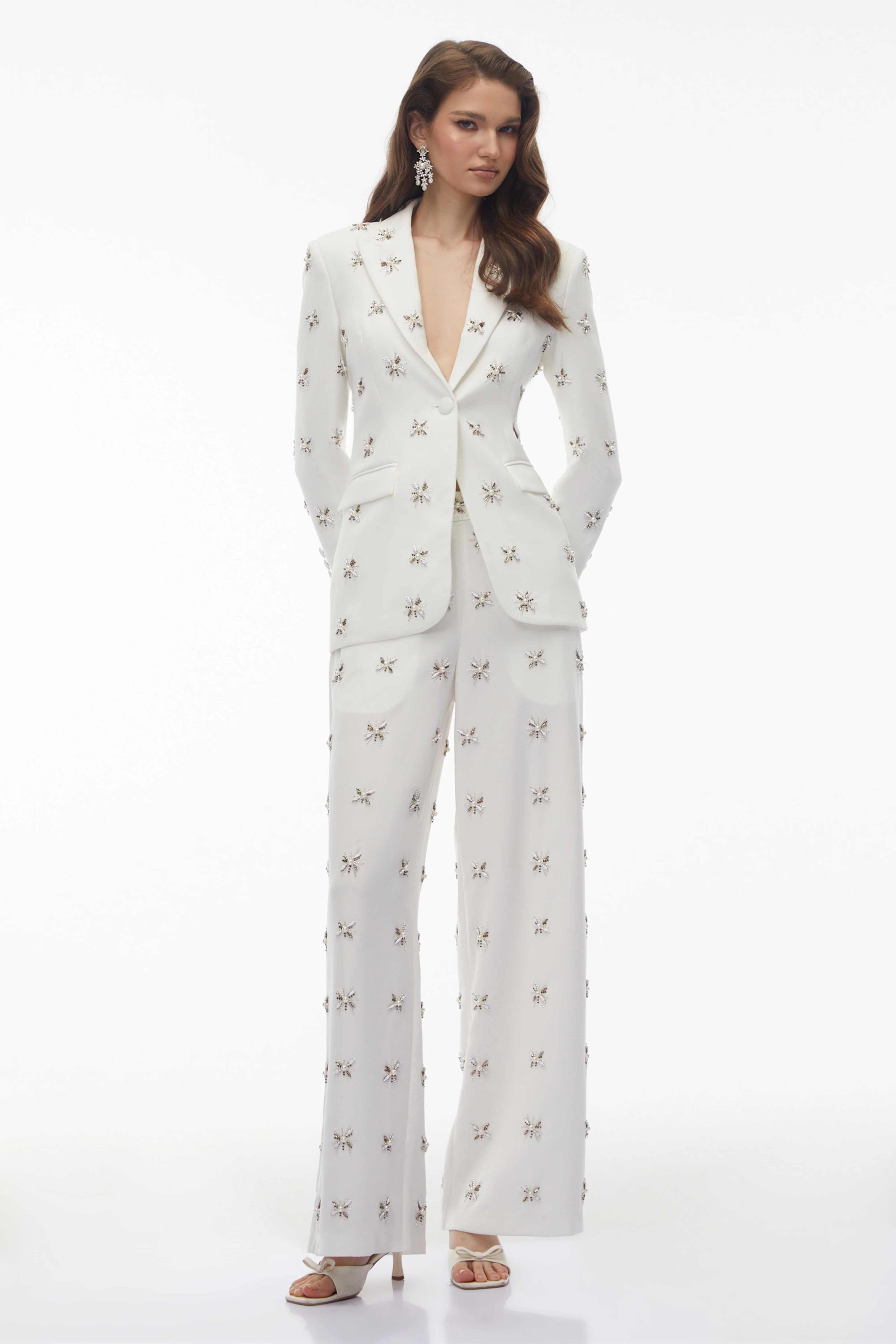 Elegant Women 2 Pieces Suit Cr - đánh giá và giá Formal Gala Wear Women