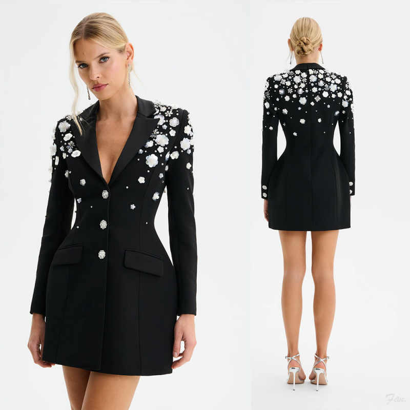 Fashion Women Blazer Dress Whi - đánh giá và giá Women'S Formal Jackets To Wear With Dresses