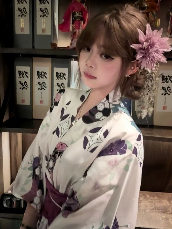 Traditional Purple Kimono Bath - đánh giá và giá Japanese Women Formal Wear